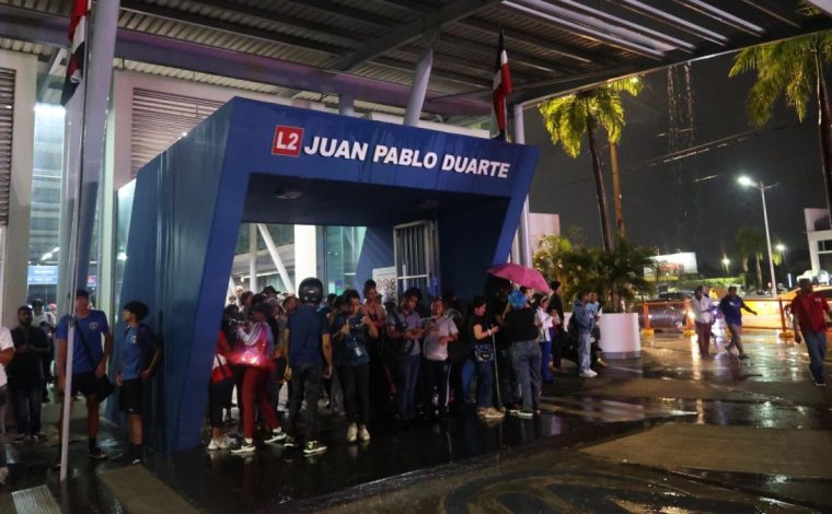 Restablecen servicio en la Línea 2 del Metro de Santo Domingo y el pasaje será gratis este martes