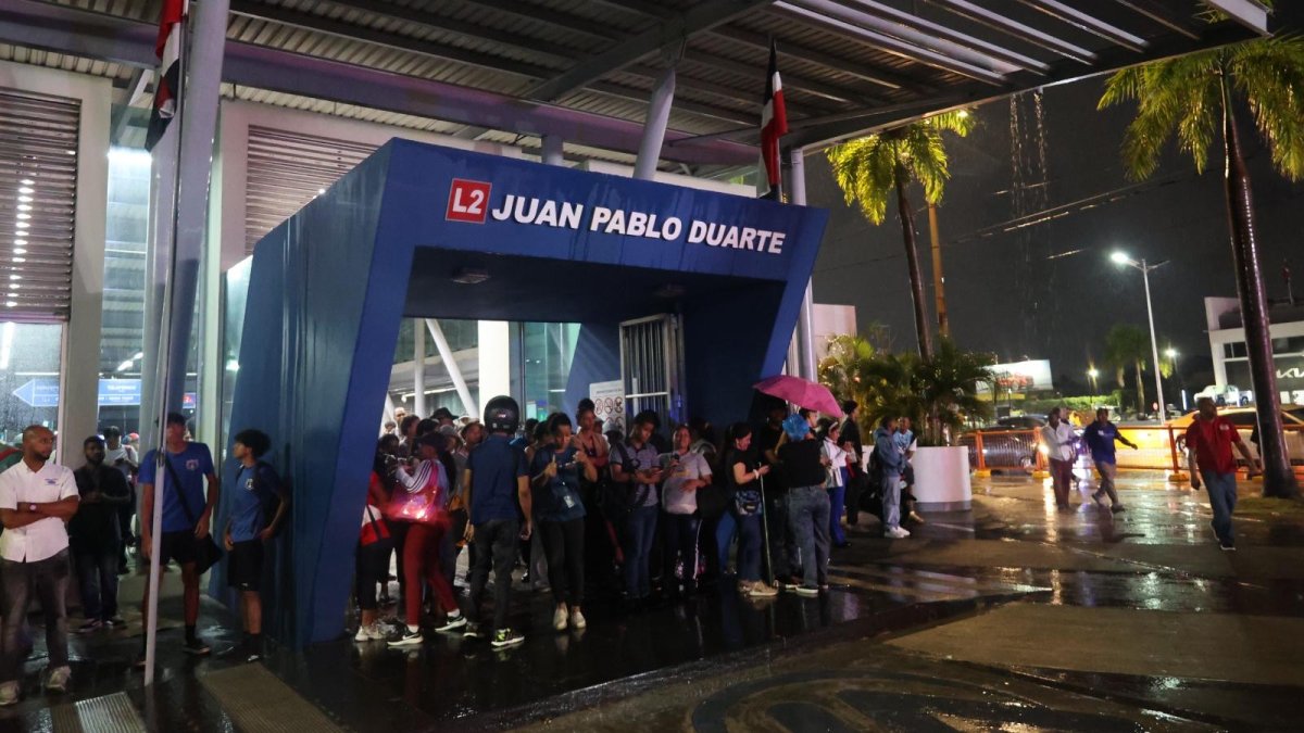 Restablecen servicio en la Línea 2 del Metro de Santo Domingo y el pasaje será gratis este martes
