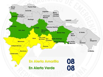 Alerta inundaciones en República Dominicana por lluvias